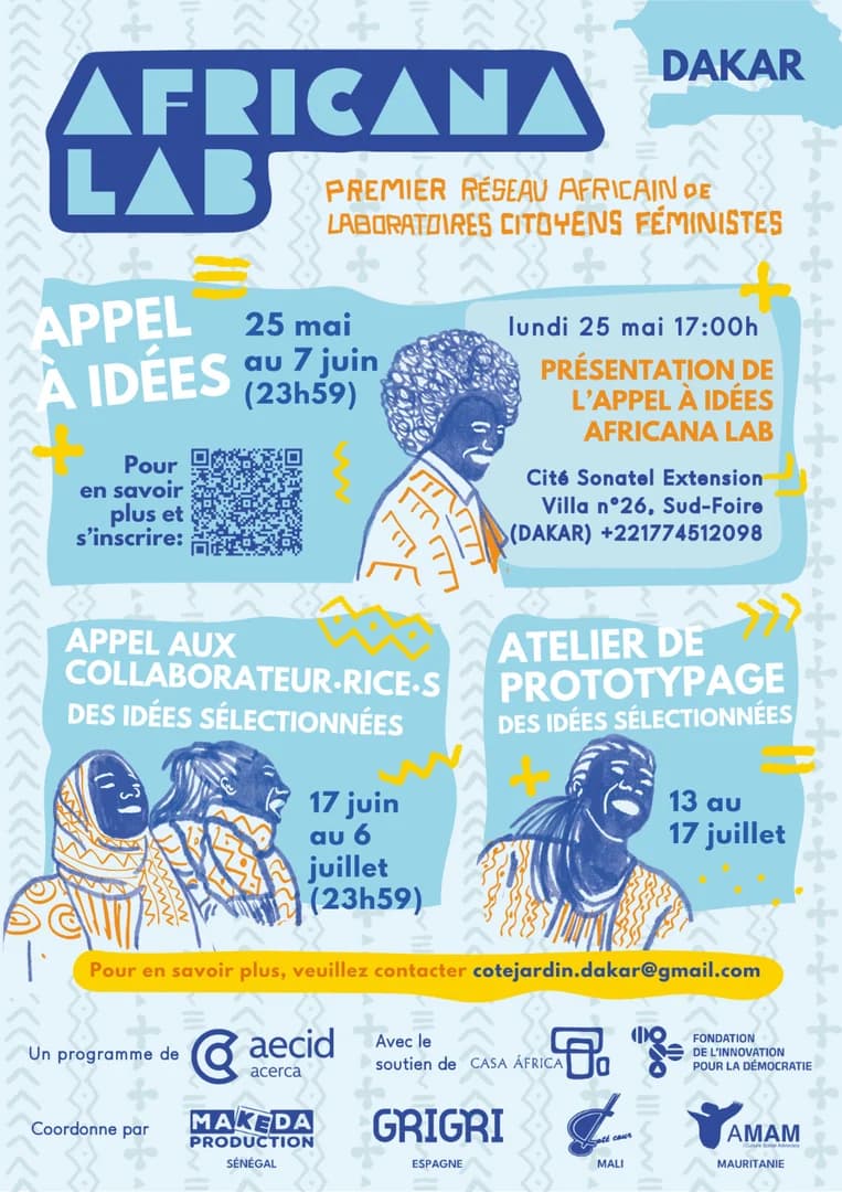 AfrikanaLab - Atelier de prototypage des idées sélectionnées du 13 au 17 juillet 2026